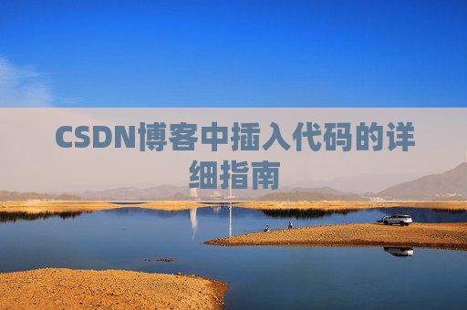 CSDN博客中插入代码的详细指南